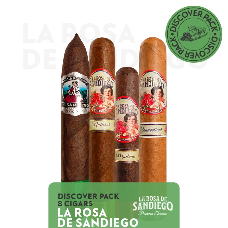 La Rosa de San Diego 雪茄探索套装（8 支雪茄）