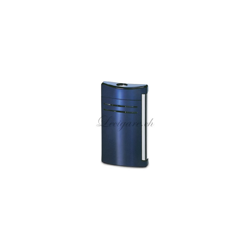 Maxi Jet STDupont 打火机 - 亮蓝黑色漆面