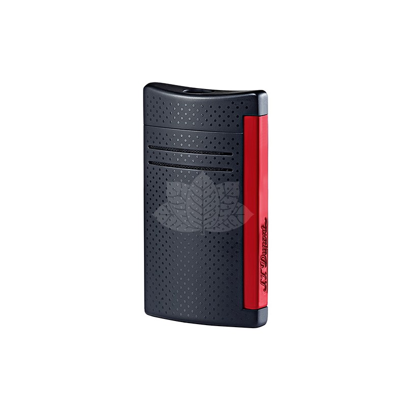 STDupont Maxi Jet 打火机 - 哑光黑色和红色