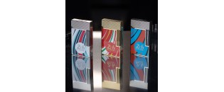 ST Dupont Ligne 2 打火机 - 24 小时勒芒红色/金色