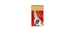 ST Dupont Ligne 2 打火机 - 24 小时勒芒红色/金色