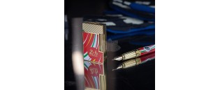 ST Dupont Ligne 2 打火机 - 24 小时勒芒红色/金色